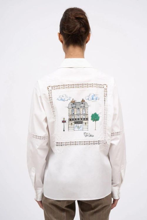 Paul & Joe Shirt Broderie Circus (YCOPINE-BLANC) - UNO Knokke