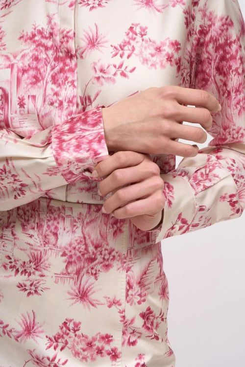 Paul & Joe Shirt Silk Jardin (YGARDENIA-ROSE) - UNO Knokke