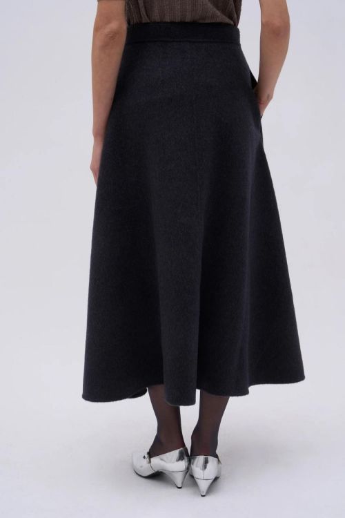 Paul & Joe Skirt Casmere Long (LOVING-ANTRACITE) - UNO Knokke