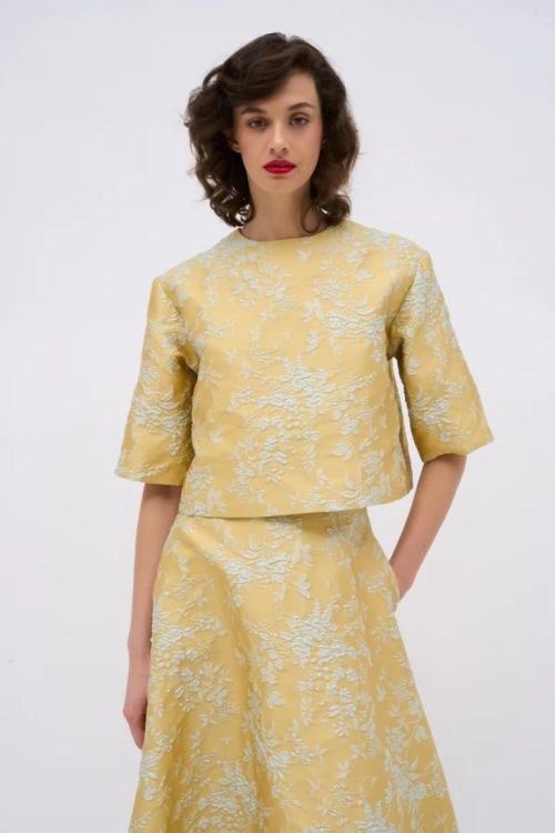 Paul & Joe Top Jacquard (SULTAN-JAUNE) - UNO Knokke