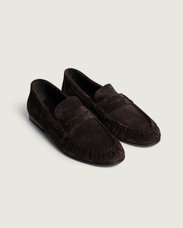 POSA Moccassin Loafer (PENNYWRINKLE-DARKBROWN) - UNO Knokke