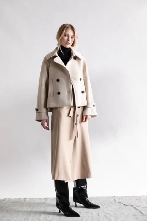 Psophia Jacket Neoprene (106JKT2432-037) - UNO Knokke