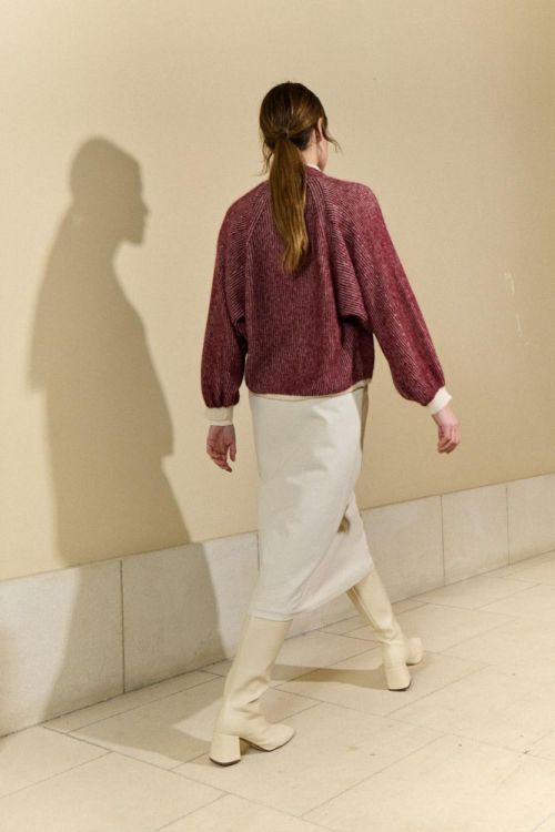 Sita Murt Cardigan 2 Tone (555203-0000) - UNO Knokke