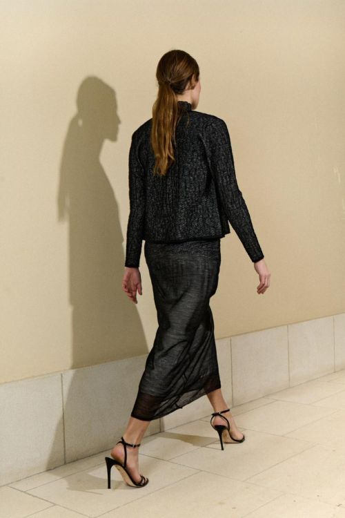 Sita Murt Cardigan Voile (554503-0000) - UNO Knokke