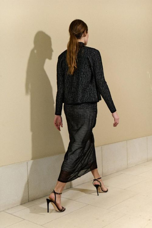 Sita Murt Skirt Voile (554502-0000) - UNO Knokke