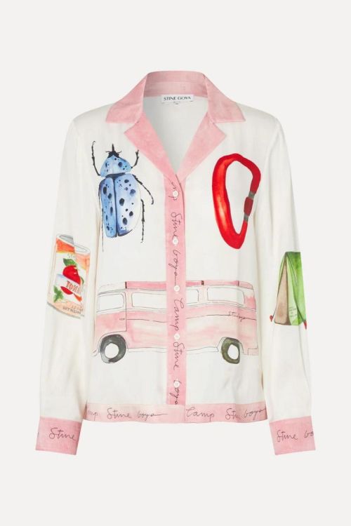 Stine Goya Shirt Long Sleeve Print (T0962263-CAMPSTINEGOYA) - UNO Knokke