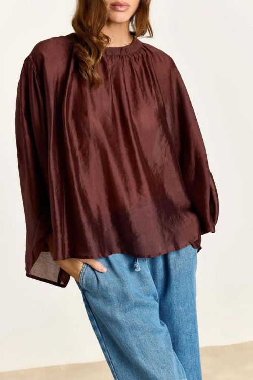 Studio Clique Blouse Voile (IZA-CHESTNUT) - UNO Knokke