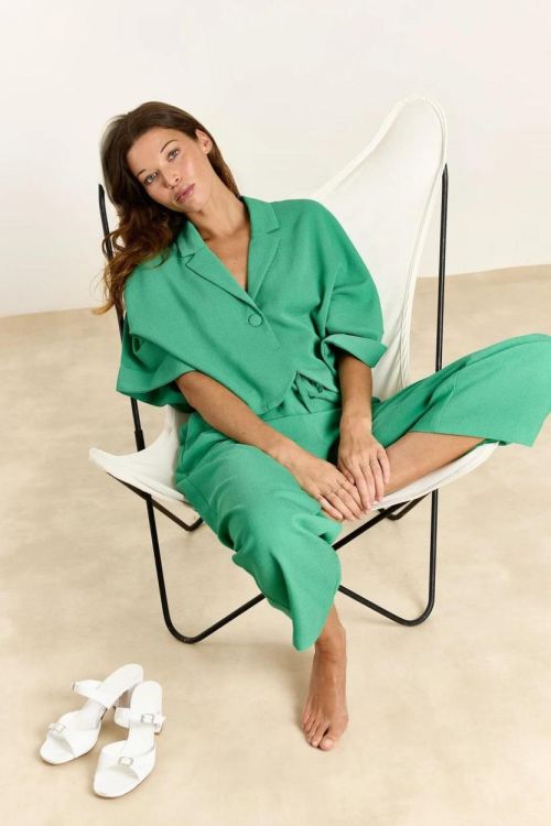 Studio Clique Jacket One Button (AMELIE-APPLEGREEN) - UNO Knokke