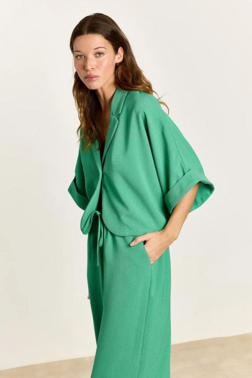 Studio Clique Jacket One Button (AMELIE-APPLEGREEN) - UNO Knokke