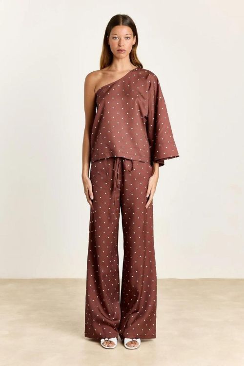 Studio Clique Jogpant  Polka Dot (PEARL-BROWN) - UNO Knokke