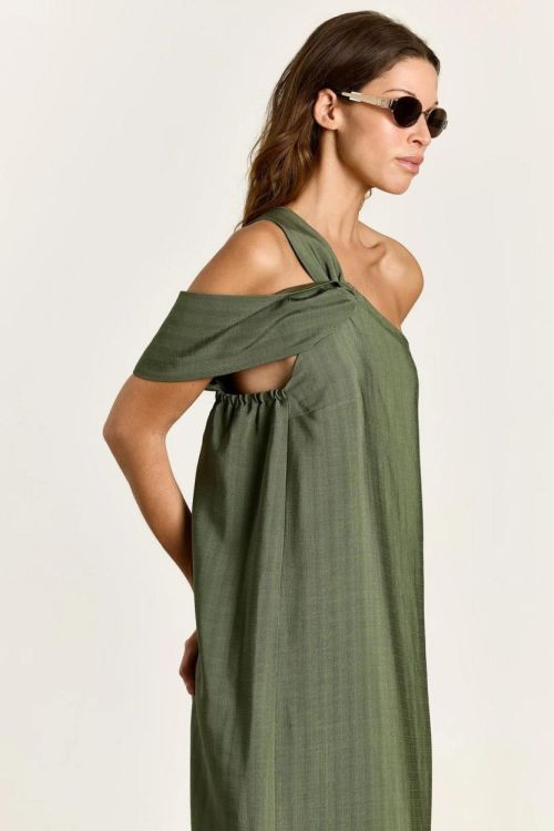 Studio Clique Offshoulder Dress (FERNANDA-PESTO) - UNO Knokke