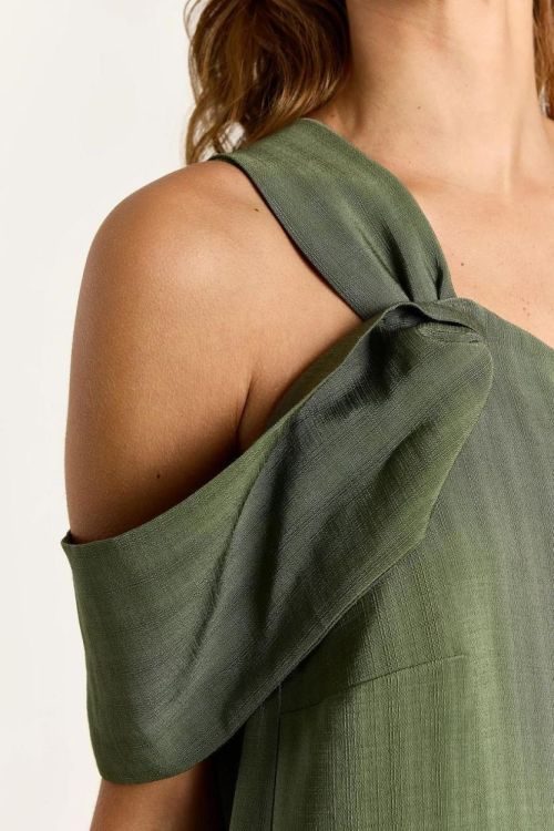 Studio Clique Offshoulder Dress (FERNANDA-PESTO) - UNO Knokke