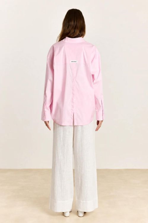 Studio Clique Shirt Fine Check (LULU-POPPYPINK) - UNO Knokke