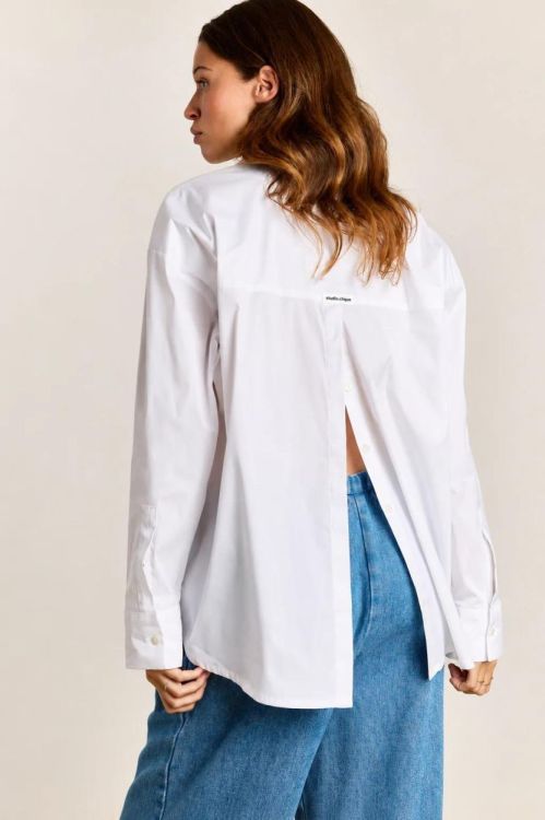 Studio Clique Shirt Fine Check (LULU-WHITE) - UNO Knokke
