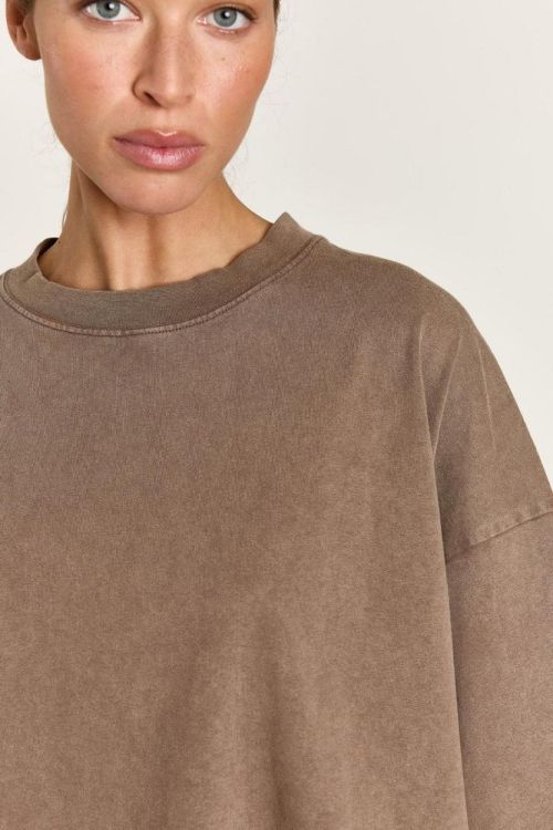 Studio Clique T-Shirt Oversized (AMY-BROWN) - UNO Knokke