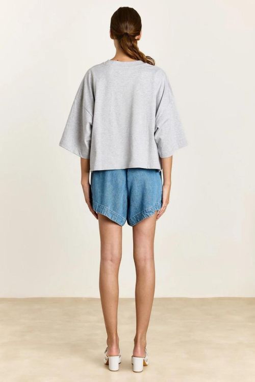 Studio Clique T-Shirt Oversized (AMY-LIGHTGREY) - UNO Knokke