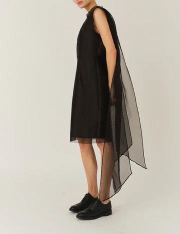 The Garment Dress Cocktail Bow (21741-BLACK050) - UNO Knokke