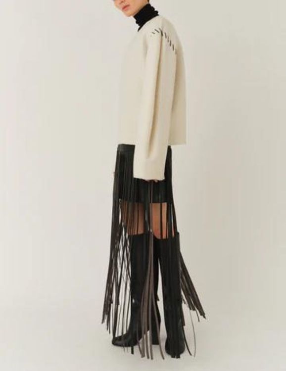 The Garment Pull Bouclet (21089-IVORY002) - UNO Knokke