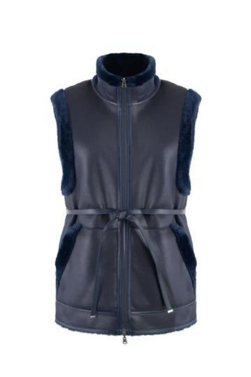 Urbancode Waistcoat Mouton (BJ20015-NAVY) - UNO Knokke