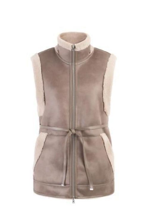 Urbancode Waistcoat Mouton (BJ20015-TAUPE) - UNO Knokke