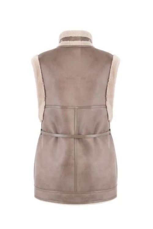 Urbancode Waistcoat Mouton (BJ20015-TAUPE) - UNO Knokke