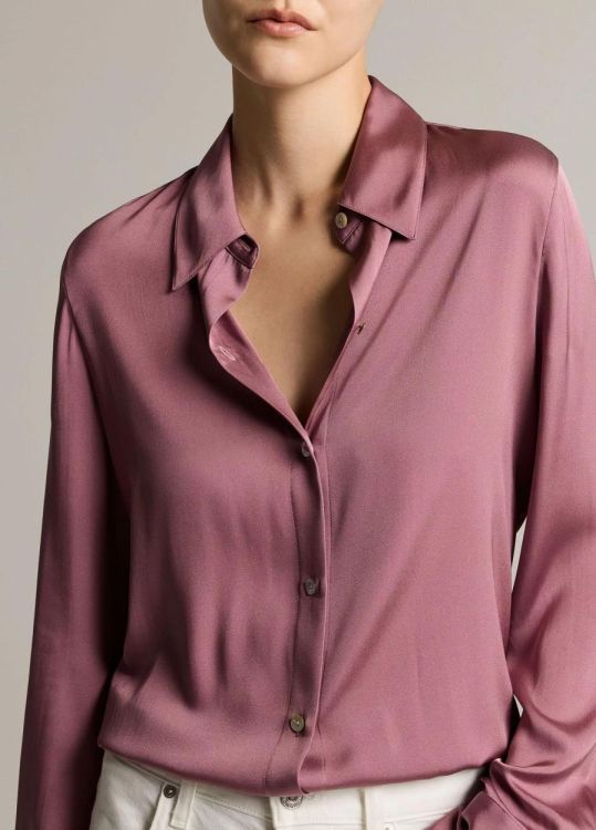 Vince Blouse Satin Buttondown (V126113127-555) - UNO Knokke