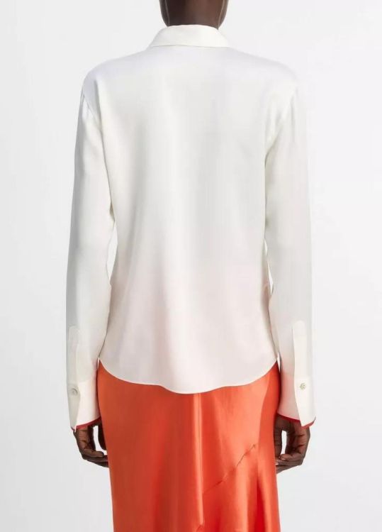 Vince Blouse Silk Sleeve Detail (V135812916-190OBR) - UNO Knokke