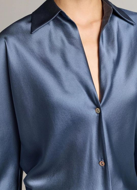 Vince Blouse Silk V-Neck (V055413024-574) - UNO Knokke