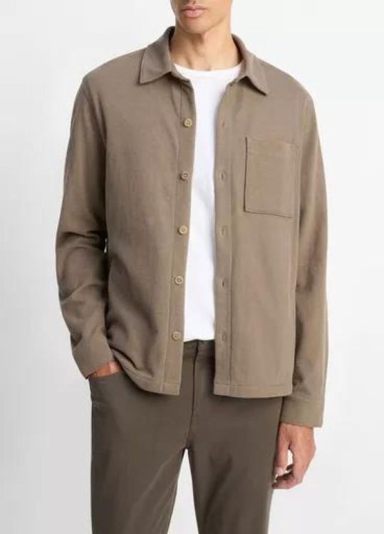 Vince Men Overshirt Velvet (M010729943A-258DME) - UNO Knokke