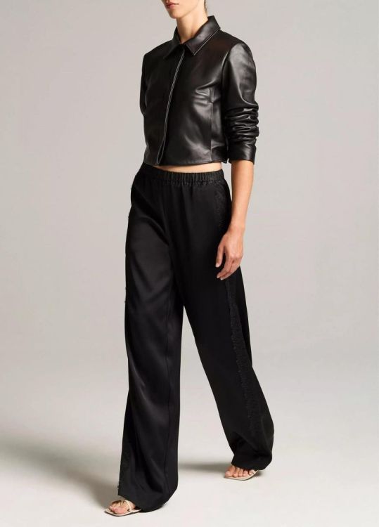 Vince Pant Lace Wide Satin (V204222524-1) - UNO Knokke