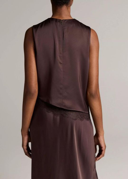 Vince Top Satin Lace Detail (V205113260-096) - UNO Knokke