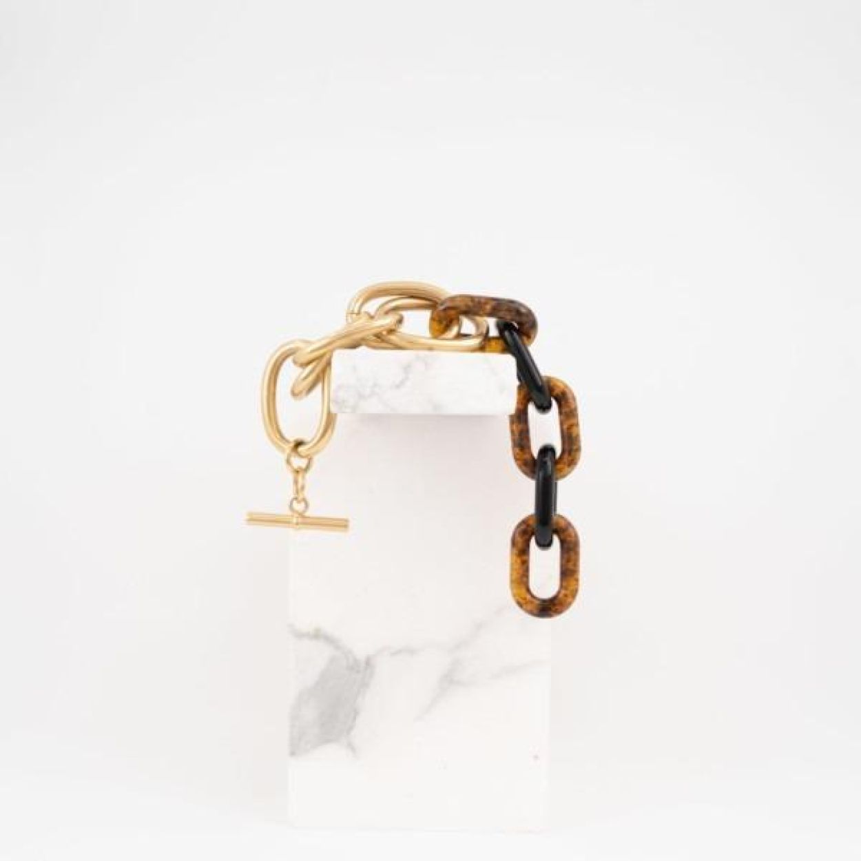 Souvenirs De Pomme Bracelet Chain Comby (CHA29c-COBALTTORTOISEBROWN) - UNO Knokke
